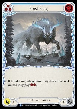 Frost Fang (Blue) (Rainbow Foil) - Tales of Aria - First (Rare) [ELE-F-ELE150]