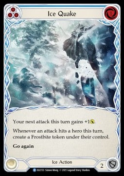 Ice Quake (Blue) (Normal) - Tales of Aria - First (Rare) [ELE-F-ELE153]