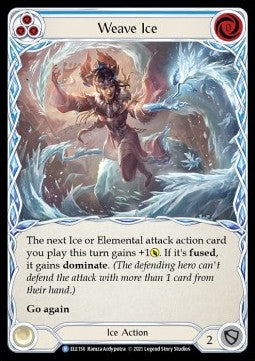 Weave Ice (Blue) (Normal) - Tales of Aria - First (Rare) [ELE-F-ELE156]