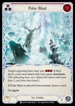 Polar Blast (Red) (Rainbow Foil) - Tales of Aria - First (Common) [ELE-F-ELE166]