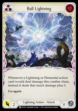Ball Lightning (Yellow) (Normal) - Tales of Aria - First (Common) [ELE-F-ELE187]