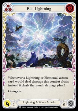 Ball Lightning (Blue) (Normal) - Tales of Aria - First (Common) [ELE-F-ELE188]