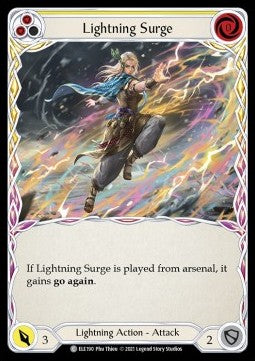 Lightning Surge (Yellow) (Normal) - Tales of Aria - First (Common) [ELE-F-ELE190]