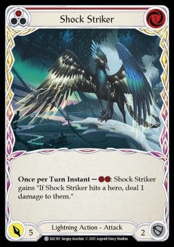 Shock Striker (Red) (Normal) - Tales of Aria - First (Common) [ELE-F-ELE195]