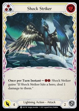 Shock Striker (Yellow) (Normal) - Tales of Aria - First (Common) [ELE-F-ELE196]