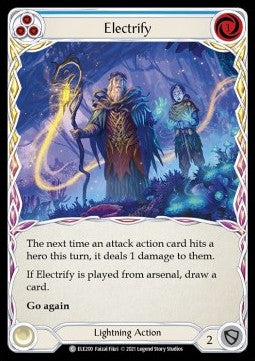 Electrify (Blue) (Rainbow Foil) - Tales of Aria - First (Common) [ELE-F-ELE200]