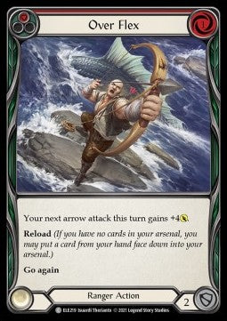 Over Flex (Red) (Rainbow Foil) - Tales of Aria - First (Common) [ELE-F-ELE219]
