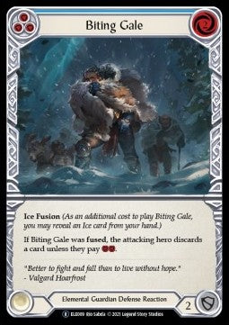 Biting Gale (Blue) (Normal) - Tales of Aria - Unlimited (Rare) [ELE-U-ELE009]