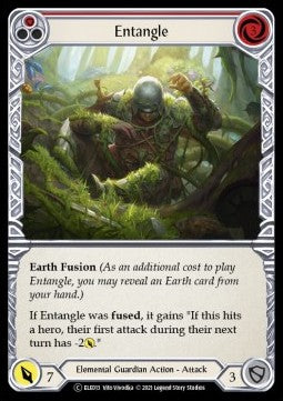 Entangle (Red) (Rainbow Foil) - Tales of Aria - Unlimited (Common) [ELE-U-ELE013]