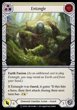 Entangle (Yellow) (Rainbow Foil) - Tales of Aria - Unlimited (Common) [ELE-U-ELE014]