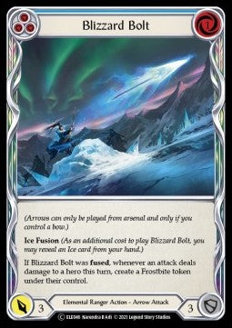 Blizzard Bolt (Blue) (Normal) - Tales of Aria - Unlimited (Common) [ELE-U-ELE046]