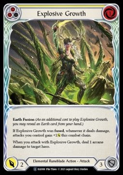 Explosive Growth (Yellow) (Normal) - Tales of Aria - Unlimited (Rare) [ELE-U-ELE068]