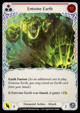 Entwine Earth (Red) (Normal) - Tales of Aria - Unlimited (Common) [ELE-U-ELE094]