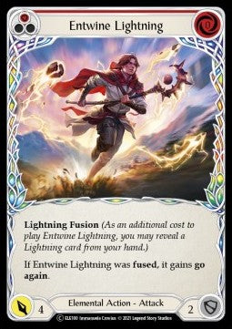Entwine Lightning (Red) (Rainbow Foil) - Tales of Aria - Unlimited (Common) [ELE-U-ELE100]