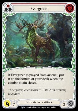 Evergreen (Red) (Normal) - Tales of Aria - Unlimited (Rare) [ELE-U-ELE119]