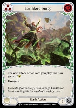 Earthlore Surge (Blue) (Normal) - Tales of Aria - Unlimited (Common) [ELE-U-ELE139]