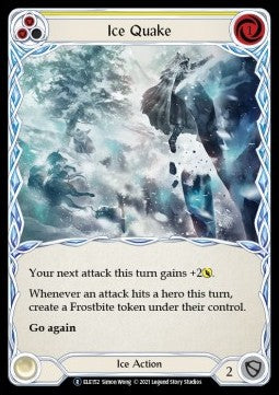 Ice Quake (Yellow) (Normal) - Tales of Aria - Unlimited (Rare) [ELE-U-ELE152]
