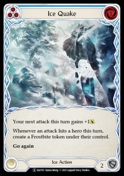 Ice Quake (Blue) (Normal) - Tales of Aria - Unlimited (Rare) [ELE-U-ELE153]