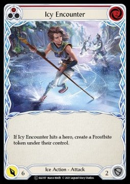 Icy Encounter (Red) (Normal) - Tales of Aria - Unlimited (Common) [ELE-U-ELE157]
