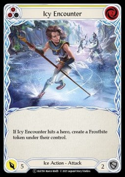 Icy Encounter (Yellow) (Normal) - Tales of Aria - Unlimited (Common) [ELE-U-ELE158]