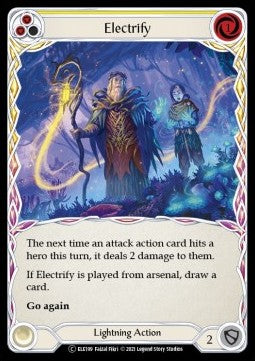 Electrify (Yellow) (Rainbow Foil) - Tales of Aria - Unlimited (Common) [ELE-U-ELE199]