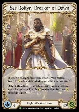 Ser Boltyn, Breaker of Dawn (Rainbow Foil) - Hero Promos (Promo) [HER-039]