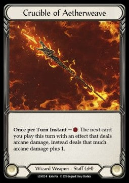 Crucible of Aetherweave (Cold Foil) - LGS Promos (Promo) [LGS-012]