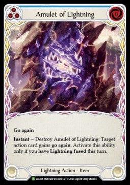 Amulet of Lightning (Cold Foil)