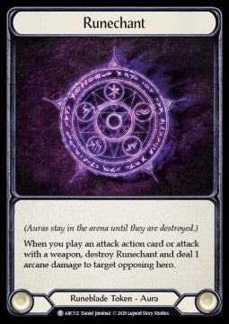 Runechant // Crucible of Aetherweave (Normal) - Arcane Rising - Unlimited (Token) [ARC-U-112/115]