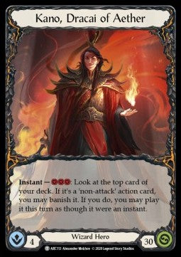 Kano, Dracai of Aether // Kano (Normal) - Arcane Rising - Unlimited (Token) [ARC-U-113/114]