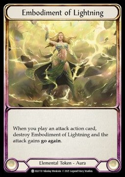 Embodiment of Lightning // Titan's Fist (Normal) - Tales of Aria - First (Token) [ELE-F-110/202]