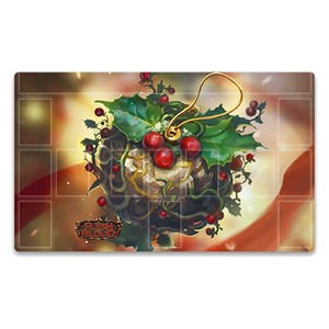 "Festive Cracked Bauble" Playmat