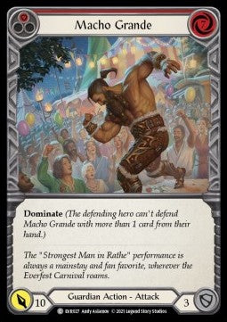 Macho Grande (Red) (Regular) - Everfest - First (Common) [EVR-F-027]