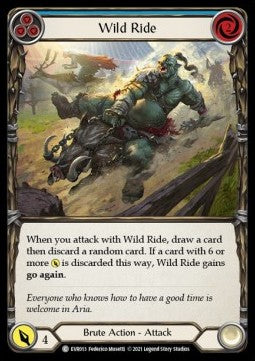 Wild Ride (Blue) (Rainbow Foil) - Everfest - First (Common) [EVR-F-013]