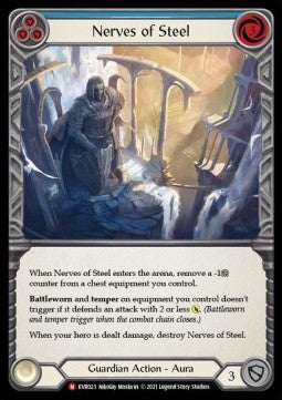 Nerves of Steel (Rainbow Foil) - Everfest - First (Majestic) [EVR-F-023]