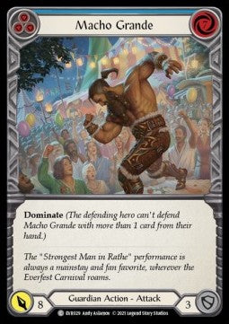 Macho Grande (Blue) (Rainbow Foil) - Everfest - First (Common) [EVR-F-029]