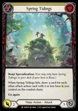 Spring Tidings (Rainbow Foil) - Everfest - First (Majestic) [EVR-F-039]