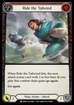 Ride the Tailwind (Red) (Regular) - Everfest - First (Common) [EVR-F-044]