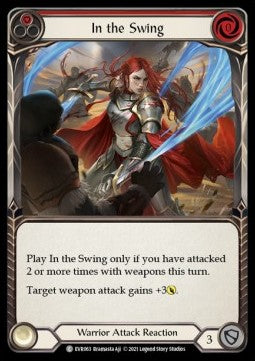 In the Swing (Red) (Rainbow Foil) - Everfest - First (Common) [EVR-F-063]