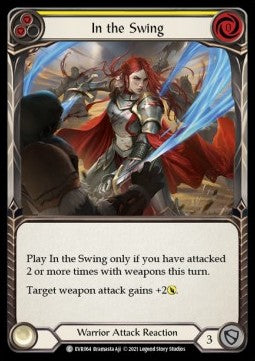 In the Swing (Yellow) (Rainbow Foil) - Everfest - First (Common) [EVR-F-064]