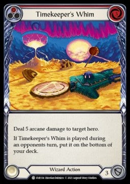 Timekeeper's Whim (Red) (Rainbow Foil) - Everfest - First (Common) [EVR-F-134]