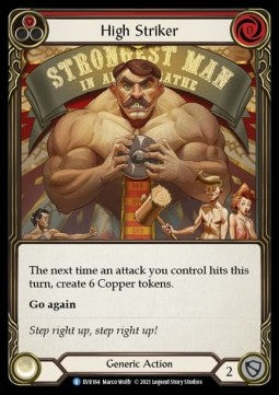 High Striker (Red) (Regular) - Everfest - First (Rare) [EVR-F-164]