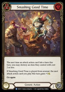 Smashing Good Time (Blue) (Rainbow Foil) - Everfest - First (Rare) [EVR-F-172]