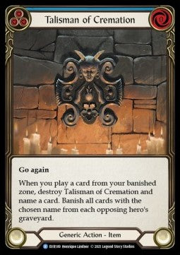 Talisman of Cremation (Cold Foil)