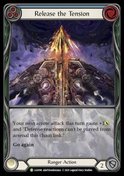 Release the Tension (Blue) (Extended Art Rainbow Foil) - LGS Promos (Promo) [LGS-098]