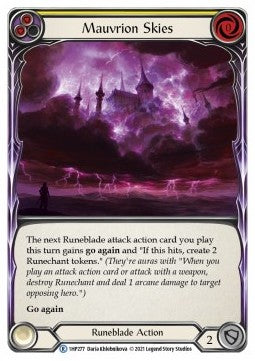Mauvrion Skies (Yellow) (Regular) - History Pack 1 (Rare) [1HP-277]