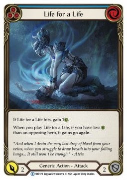 Life for a Life (Blue) (Regular) - History Pack 1 (Rare) [1HP-370]