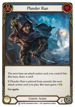 Plunder Run (Blue) (Regular) - History Pack 1 (Rare) [1HP-380]