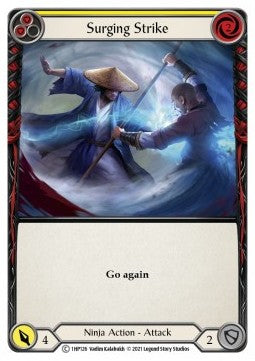 Surging Strike (Yellow) (Regular) - History Pack 1 (Common) [1HP-126]
