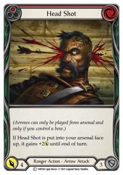 Head Shot (Red) (Regular) - History Pack 1 (Common) [1HP-240]